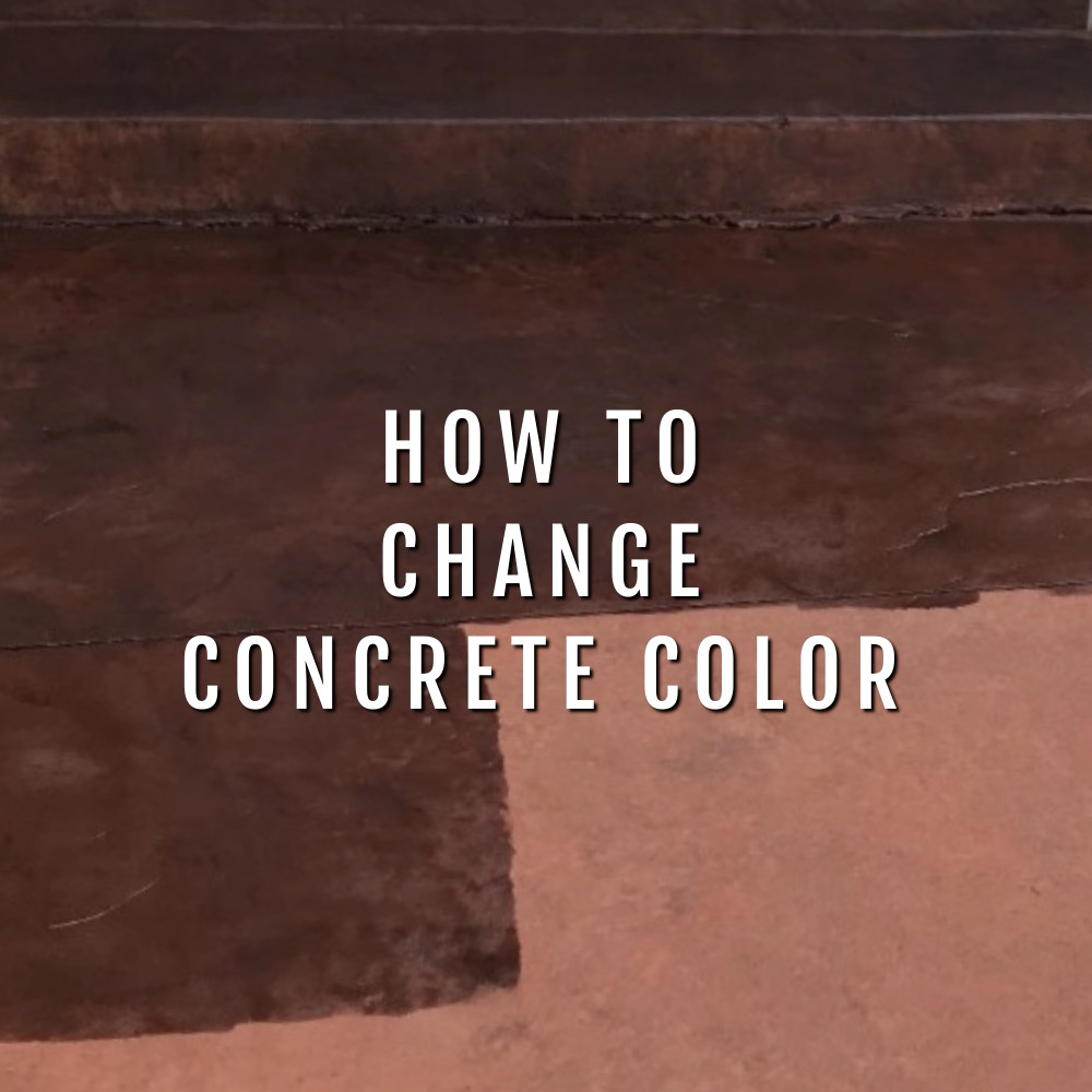 How To Change The Color Of Already Stained Concrete